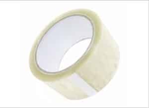 Clear packing tape 3" wide x 110 yards long, 2 mil thick