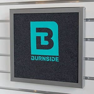 T Shirt Display Silver